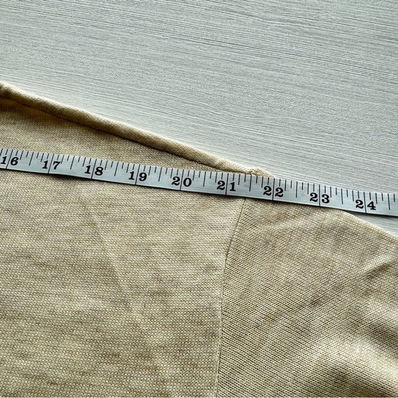TREASURE & BOND Turtleneck Sweater XS‎ Oatmeal Drop Shoulder Fine Gauge Casual - Picture 9 of 15